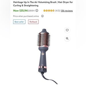 Hairitage by Mindy McKnight Up In The Air volumizing brush